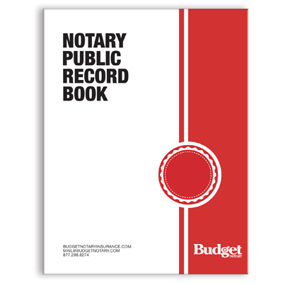 Notary Public Record Book