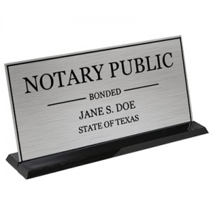 Silver - Texas Display Sign